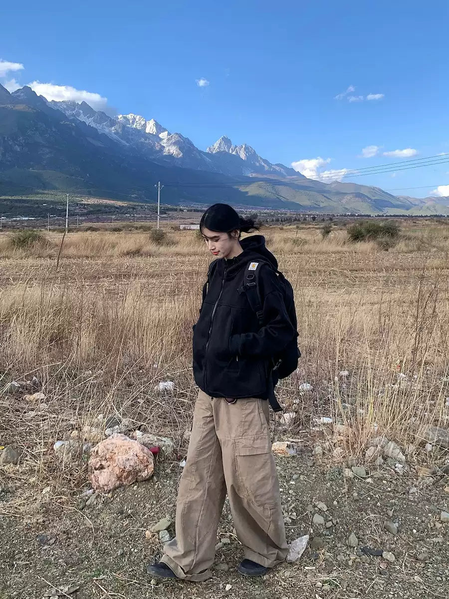 フード付きスウェットシャツ N351