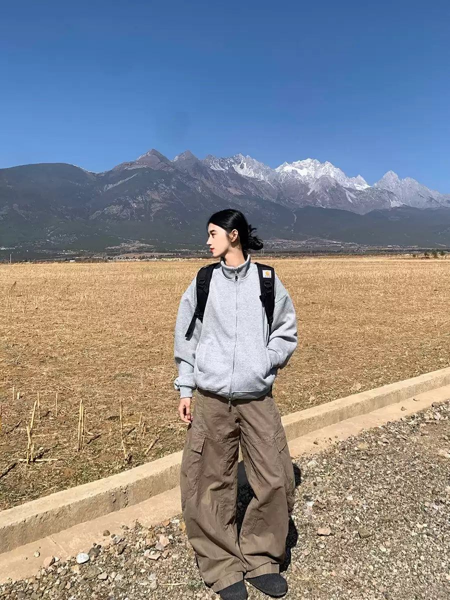 スタンドカラースェットジャケット N365