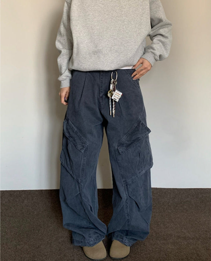【累計販売600本突破!!】ワイドカーゴパンツ N344