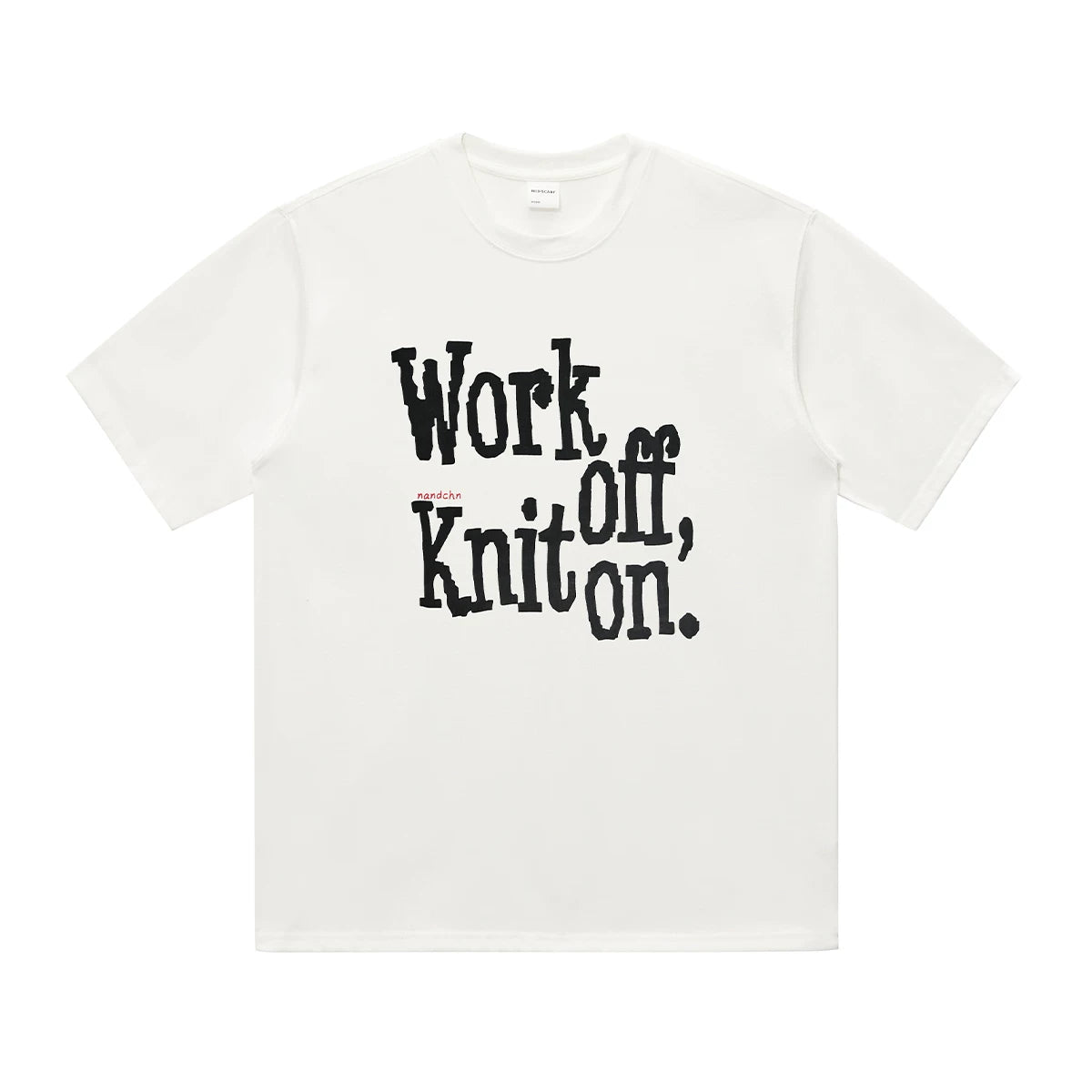 アメカジビッグロゴプリント クルーネックTシャツ RL-003