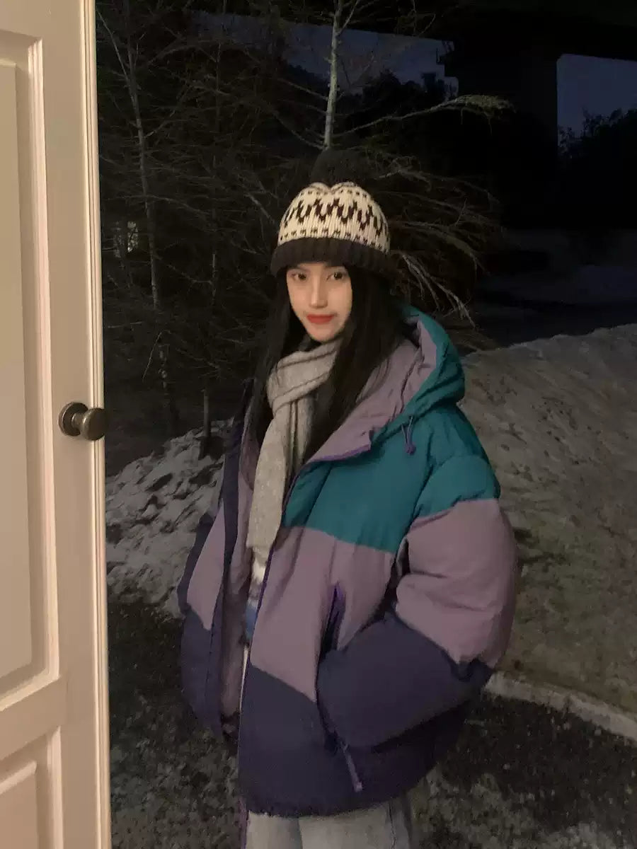 コントラストカラーダウンジャケット N279