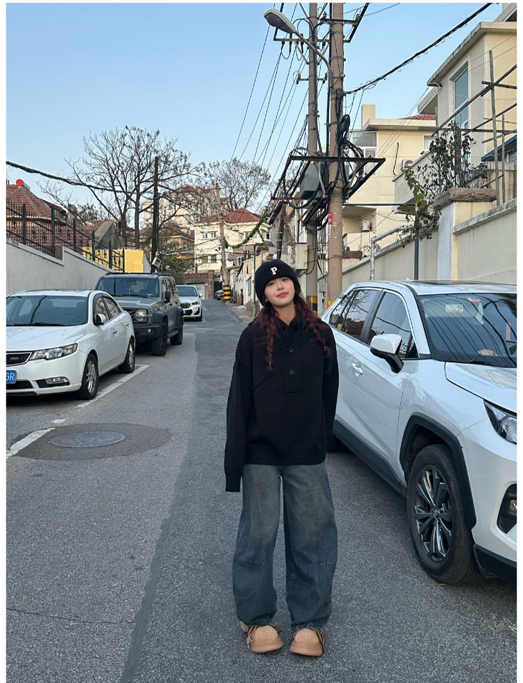 ワイドデザインジーンズ N289