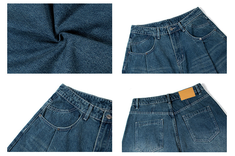 カジュアルワイドデニムパンツ N397