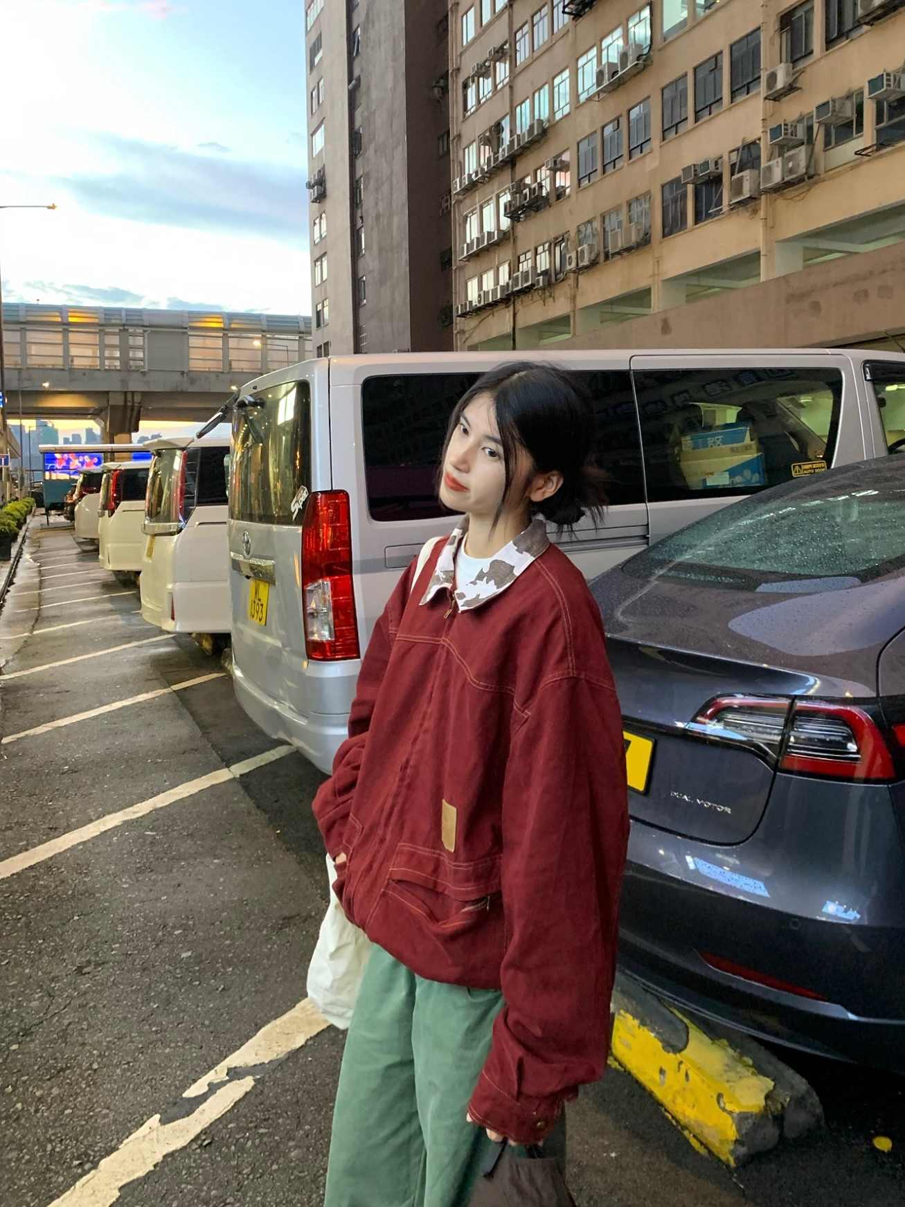 ビンテージデザインスタンドカラージャケット N108