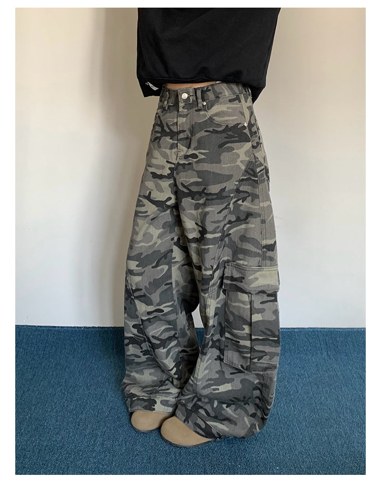迷彩カーゴパンツ N369