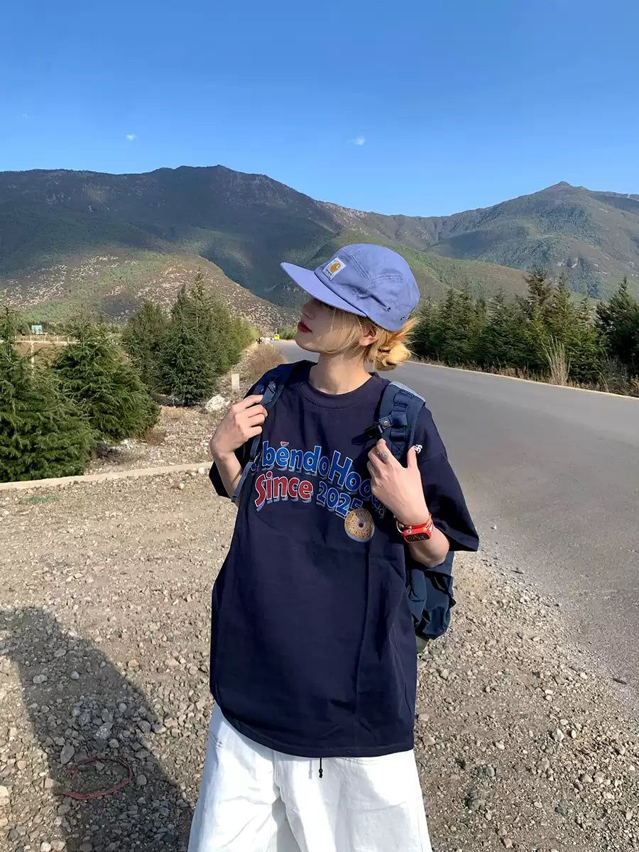 プリント半袖Tシャツ N402