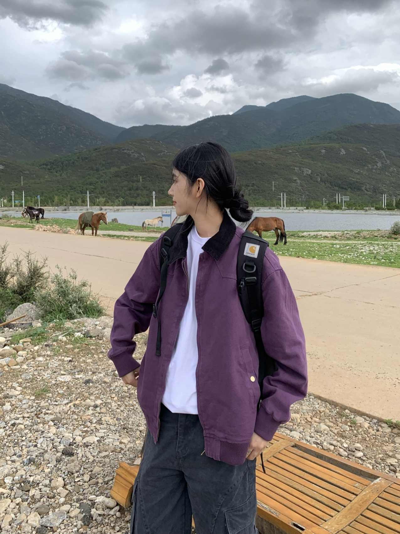 ウォッシュドワークジャケット N107