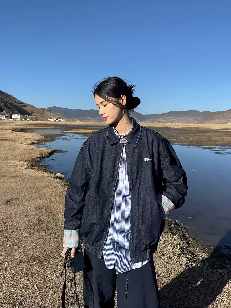 デニムジッパージャケット N357