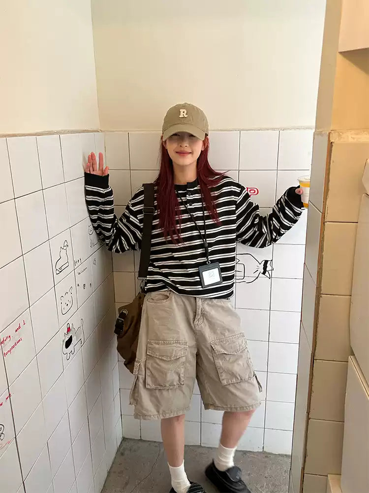 マルチポケットカーゴショートパンツ N400