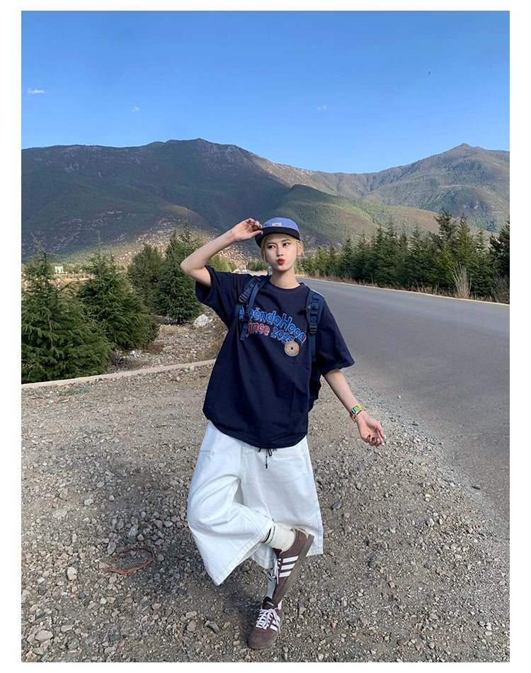 プリント半袖Tシャツ N402