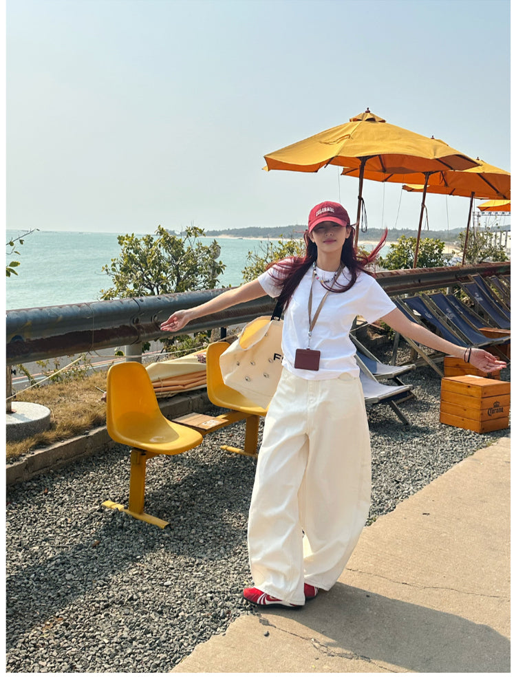 ラウドネック半袖Tシャツ N378