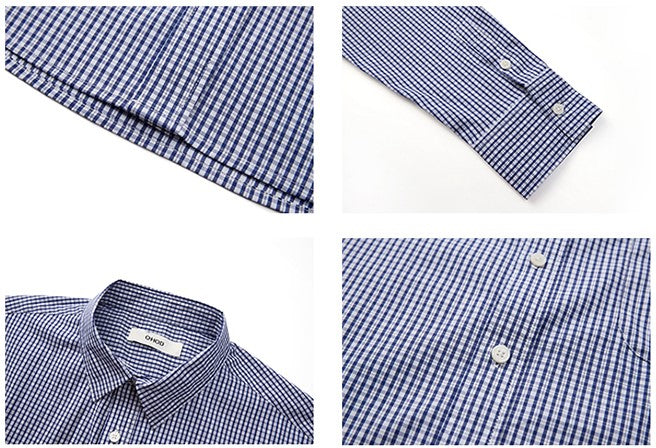 レトロチェック柄シャツ N353