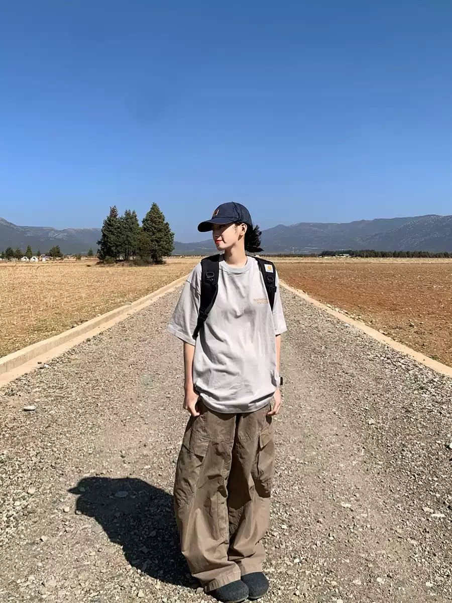 バックロゴ半袖Tシャツ N407