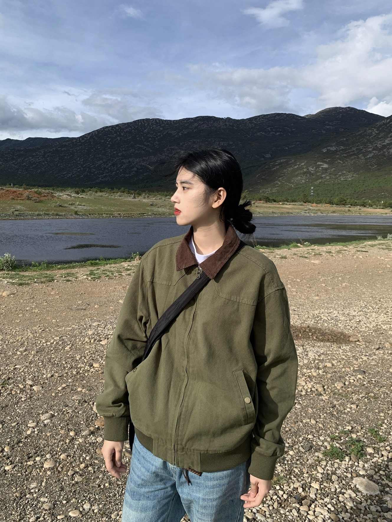 ウォッシュドワークジャケット N107