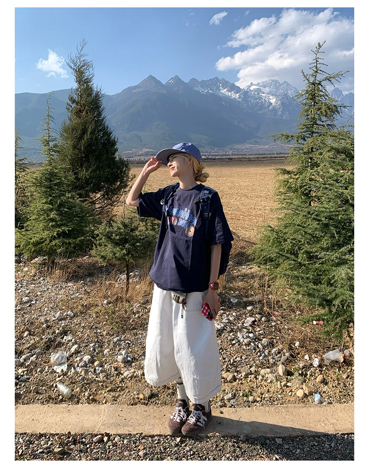 プリント半袖Tシャツ N402