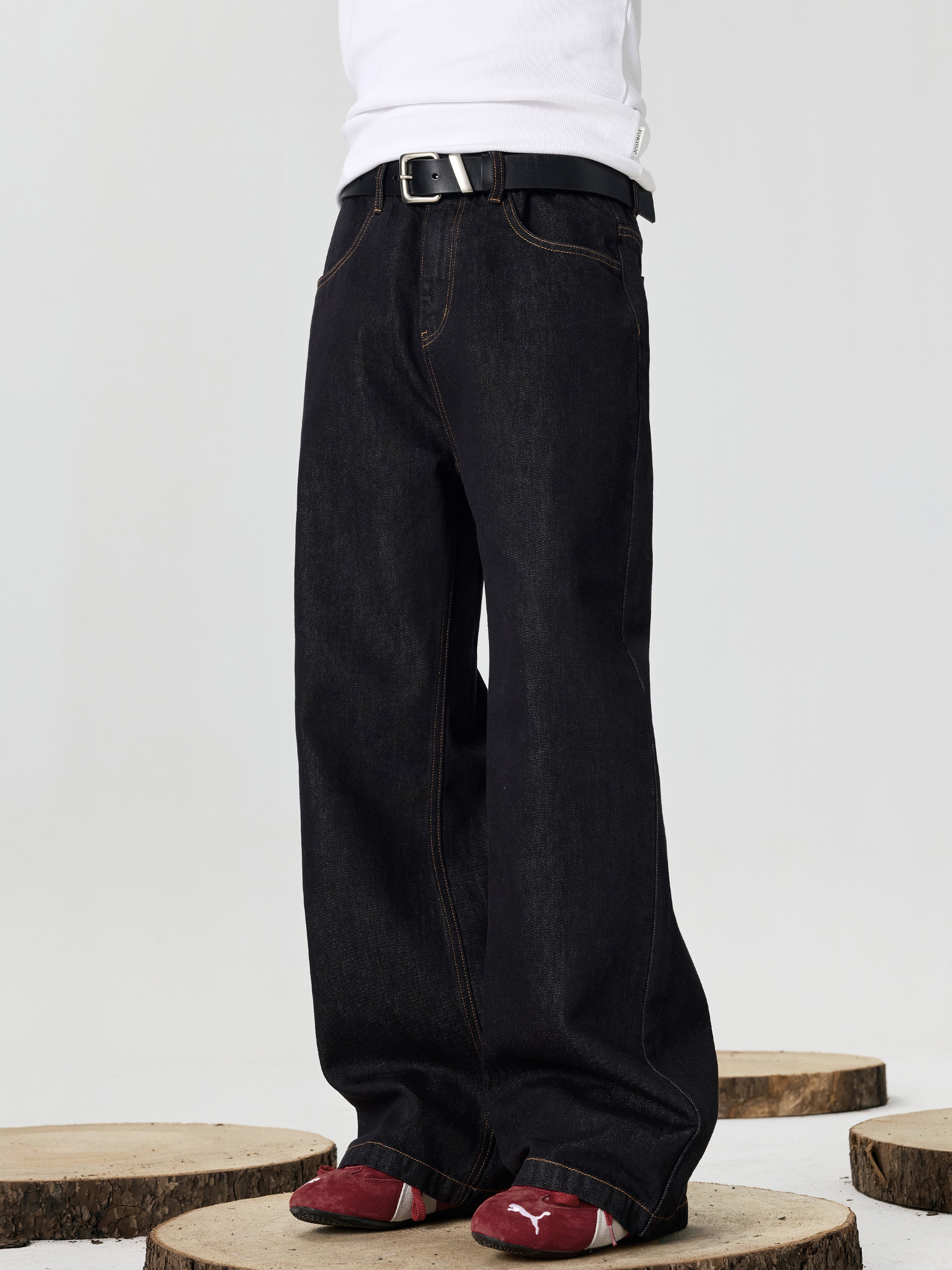 Aラインデニムパンツ N522