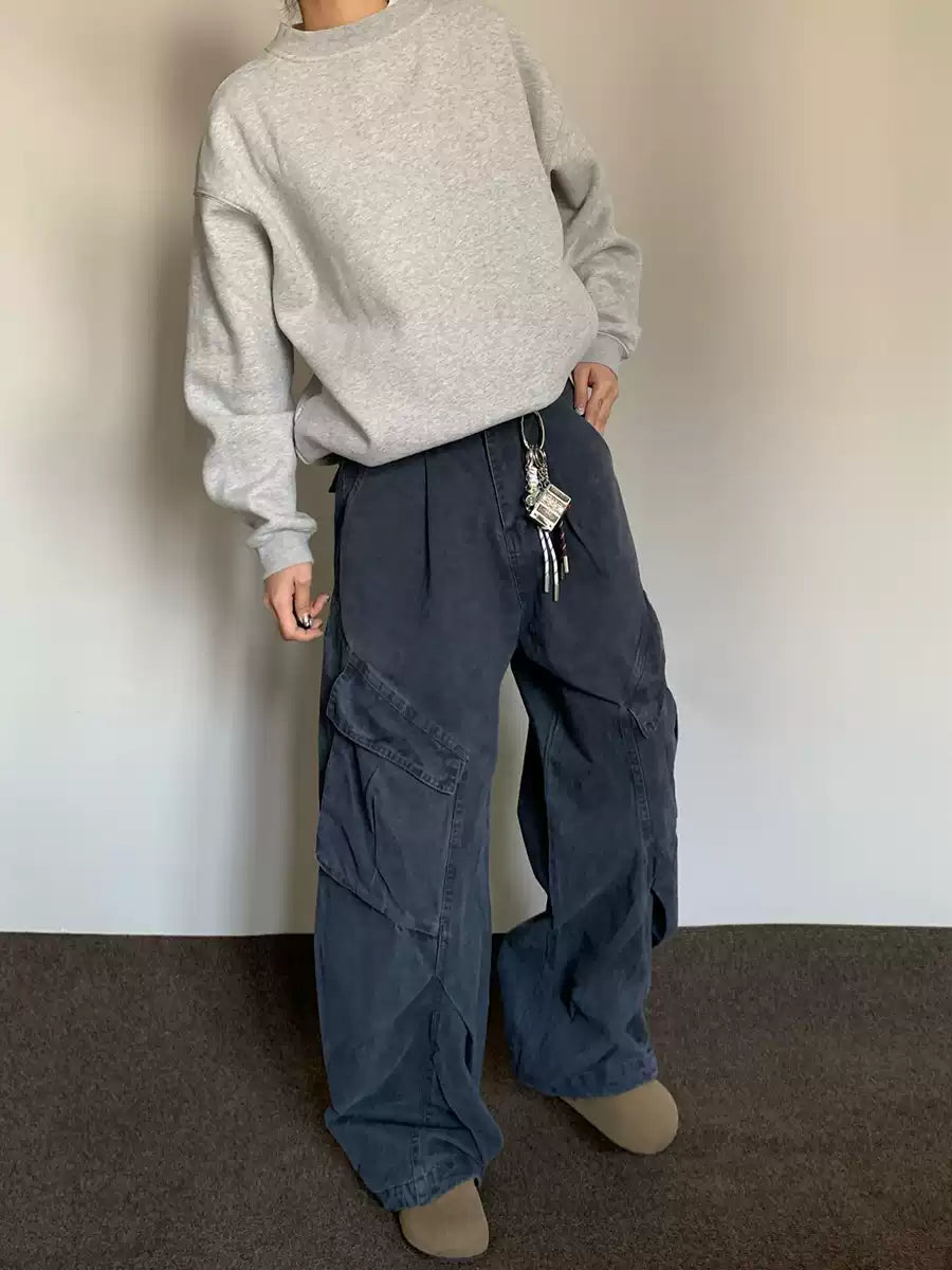 【累計販売600本突破!!】ワイドカーゴパンツ N344
