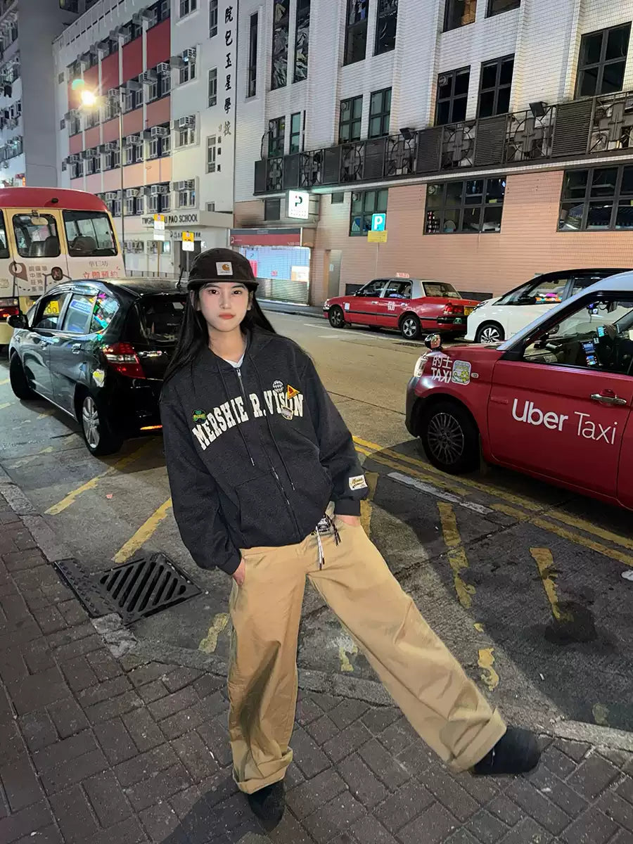 アメリカンロゴパーカー N342