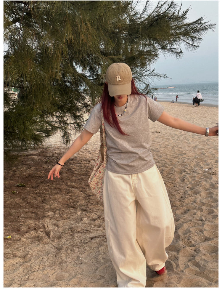 ラウドネック半袖Tシャツ N378