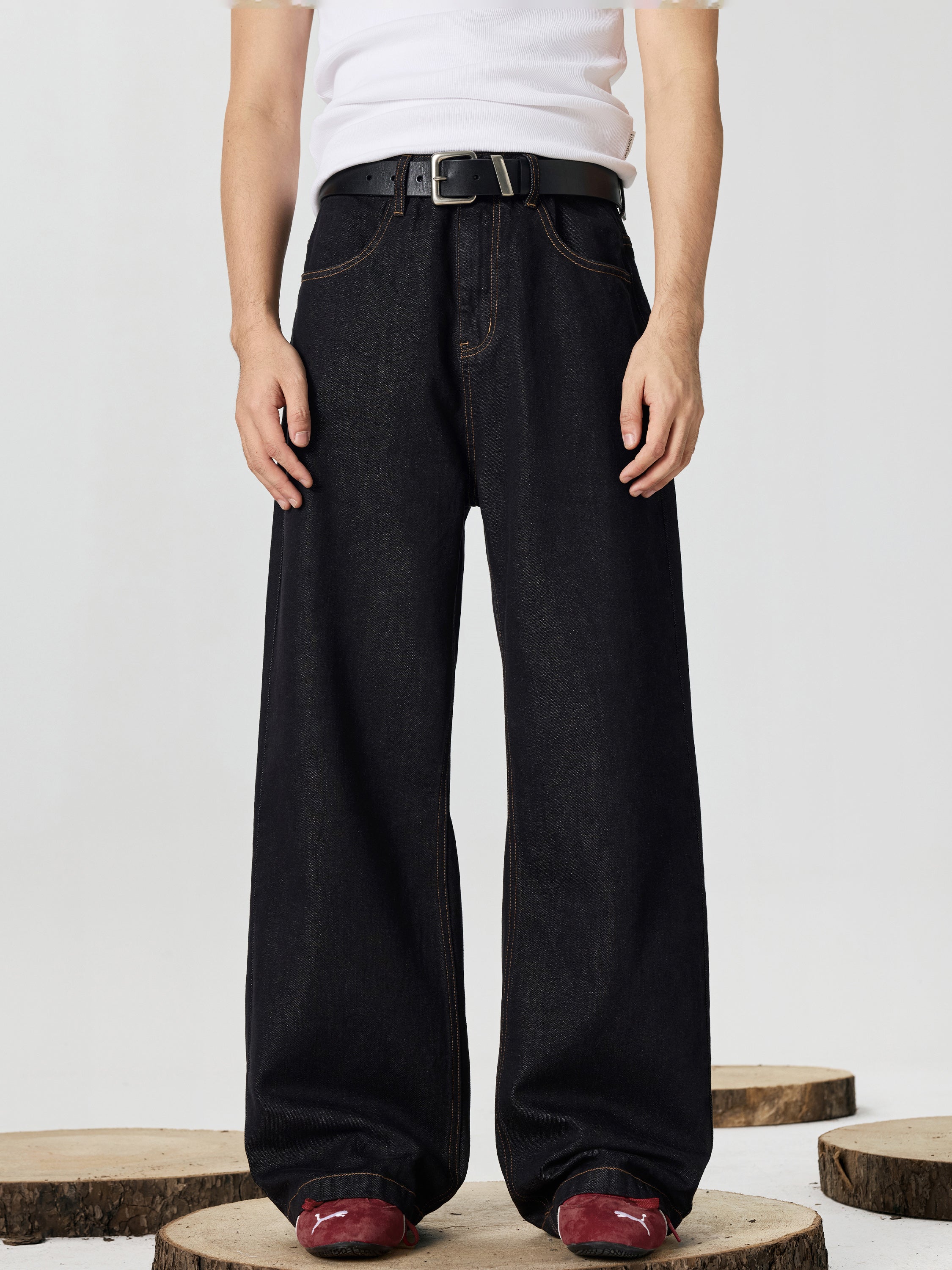 Aラインデニムパンツ N522