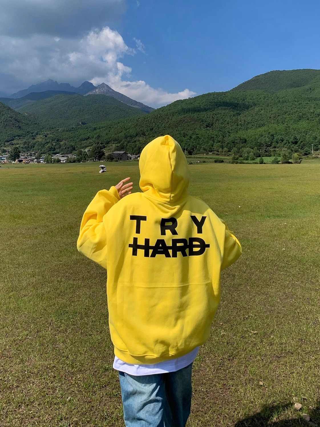 アメリカンレトロレタープリントパーカー N104