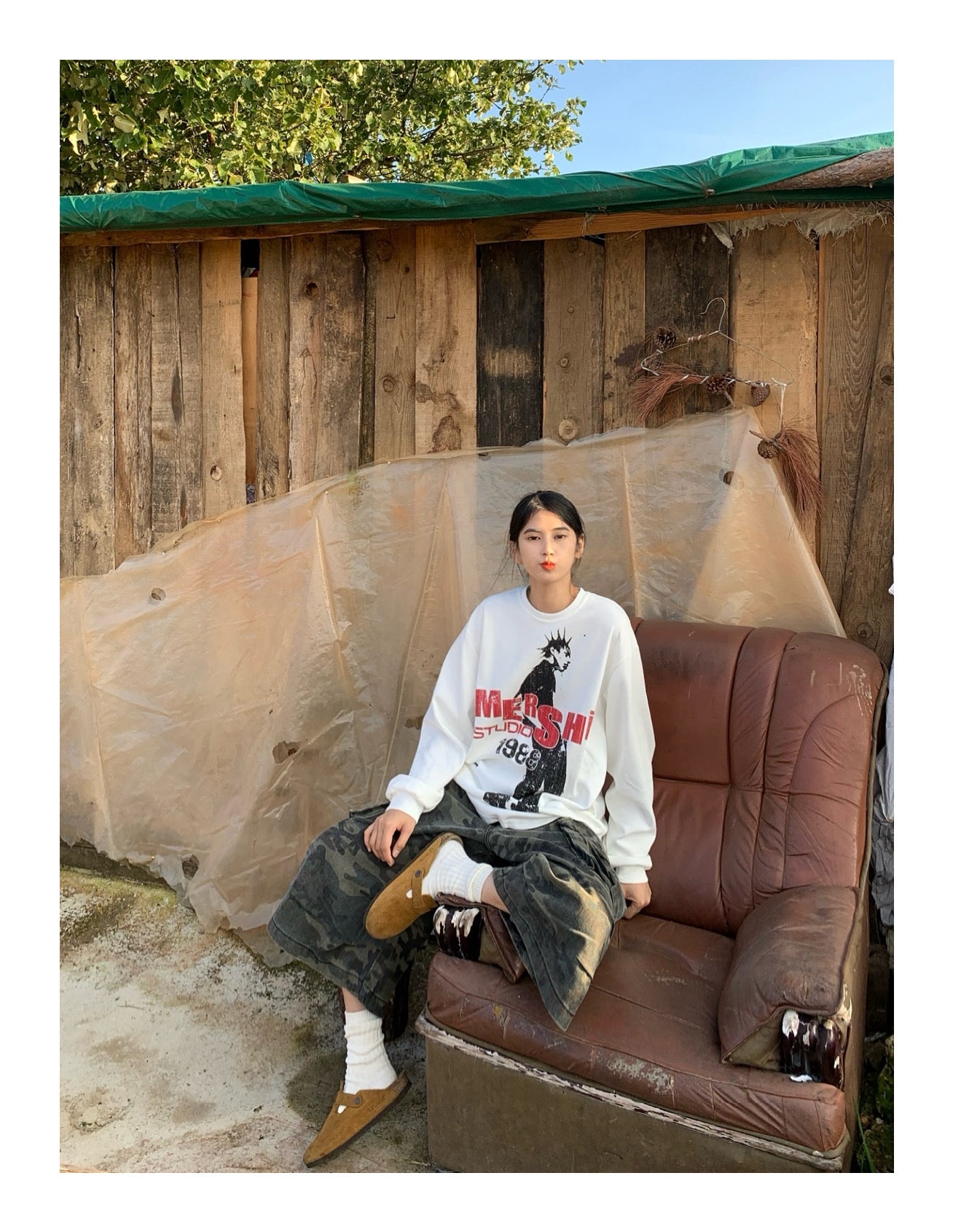 レトロプリントトレーナー N66