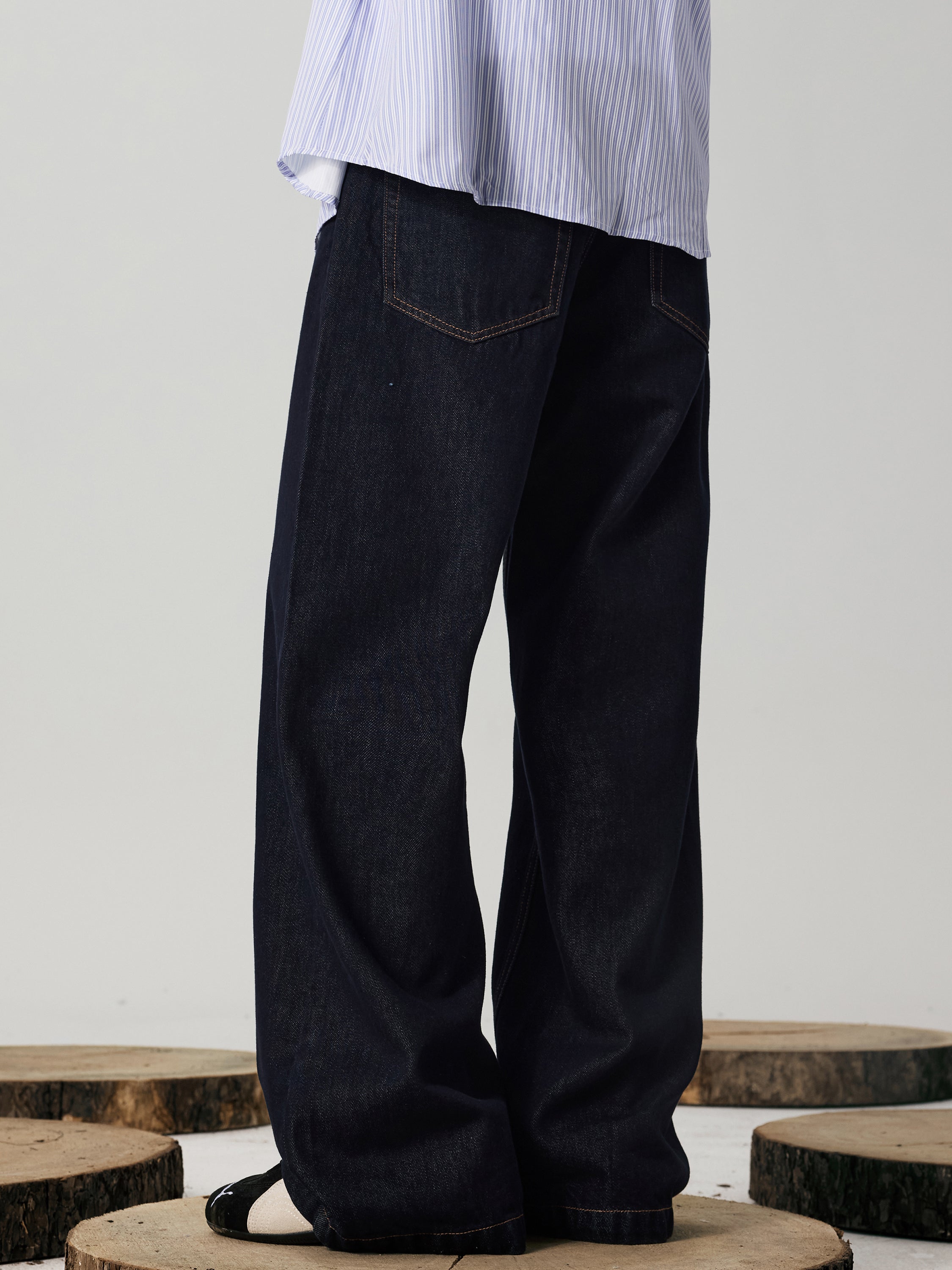 Aラインデニムパンツ N522