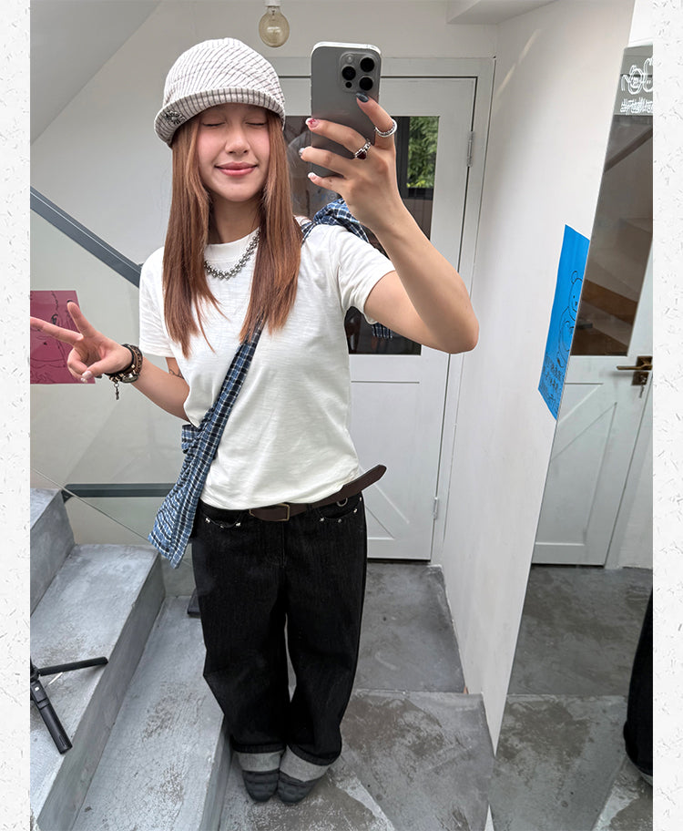 コンパクトスリムTシャツ N524