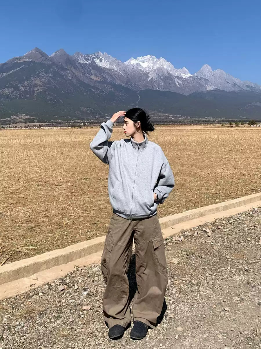 スタンドカラースェットジャケット N365