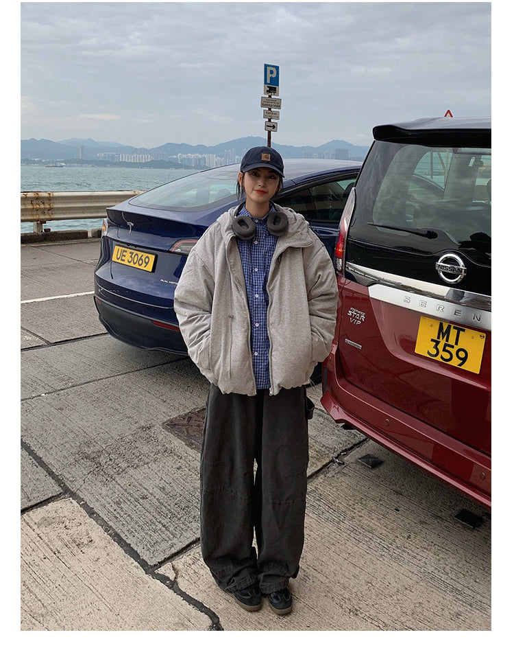 フード付きダウンジャケット N282