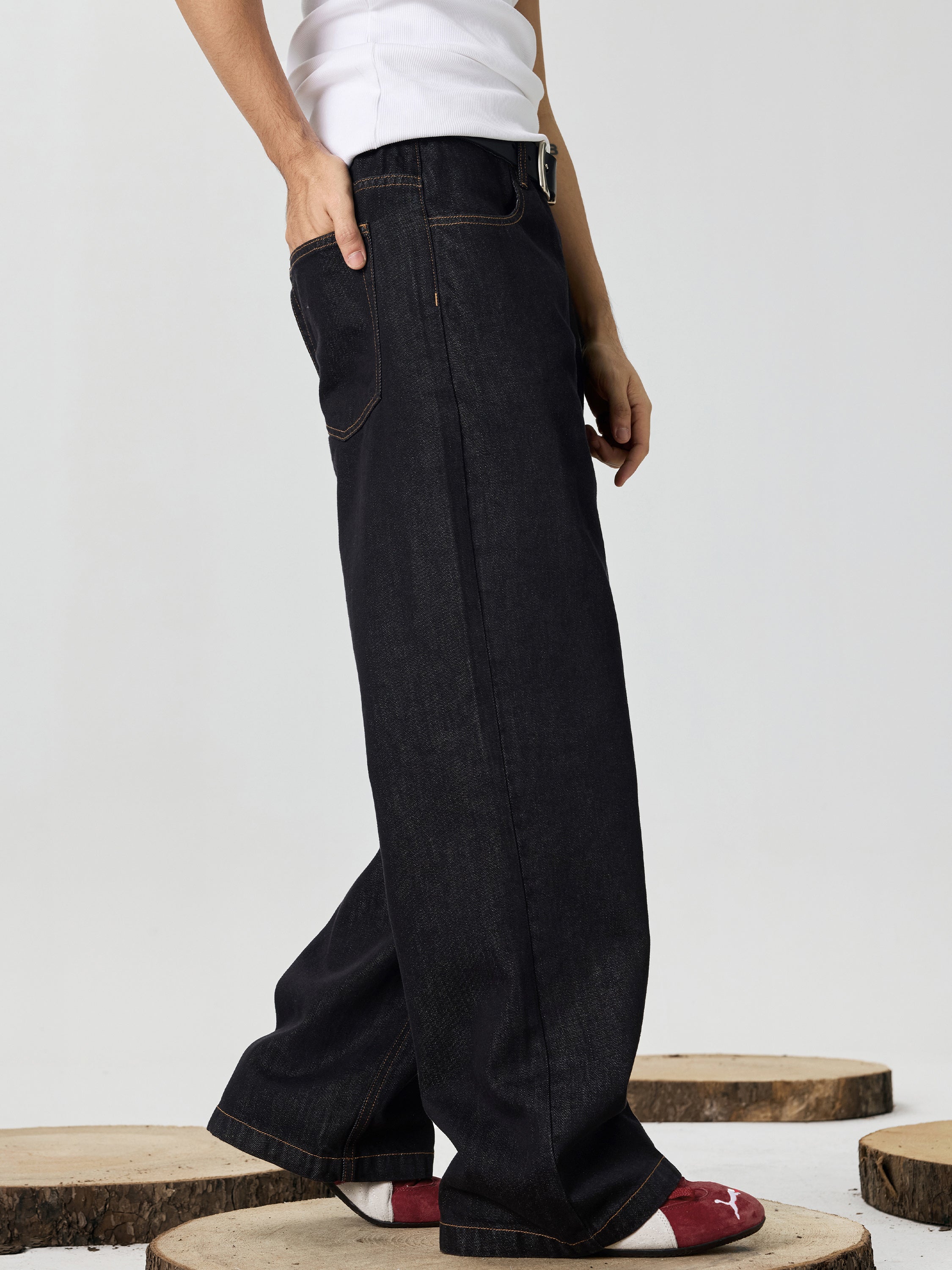 Aラインデニムパンツ N522