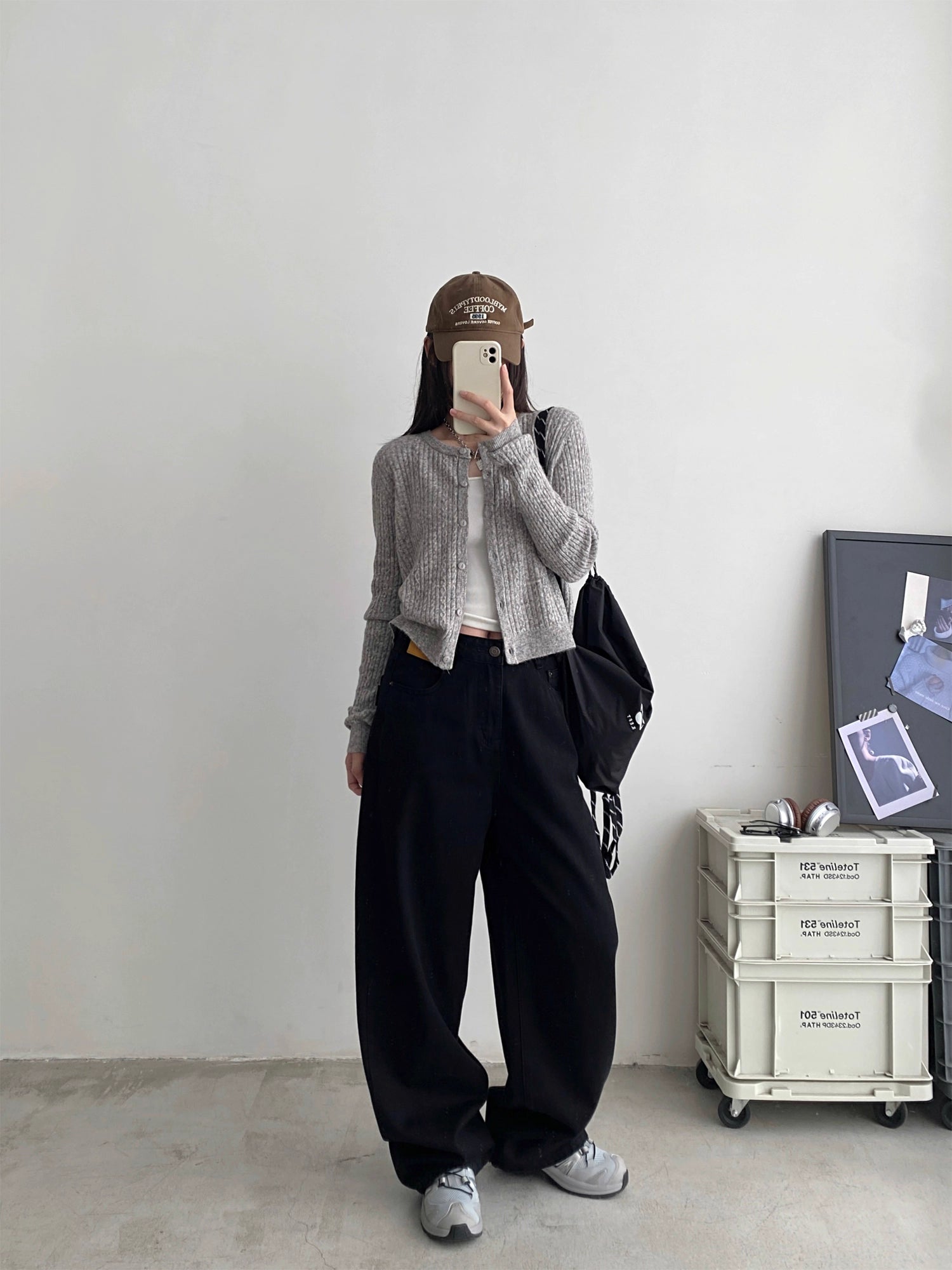 ワイドストレートデニム N807