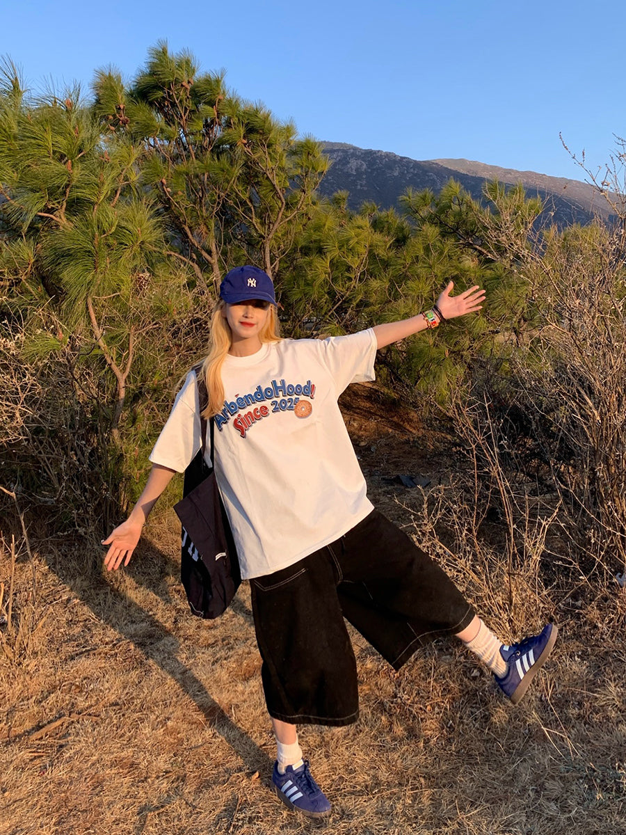 プリント半袖Tシャツ N402