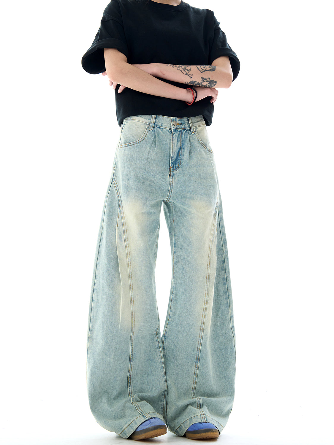 ウォッシュデニムパンツ N589