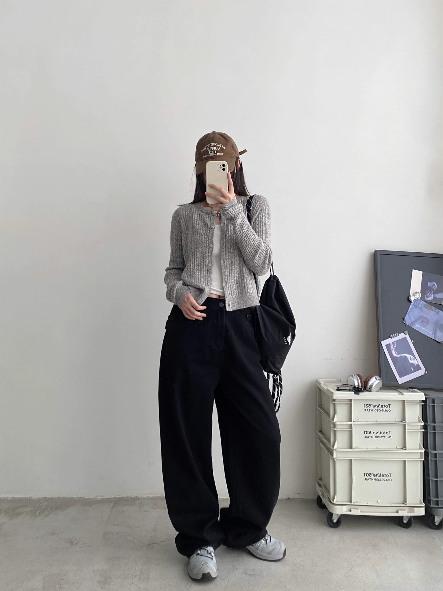 ワイドストレートデニム N807