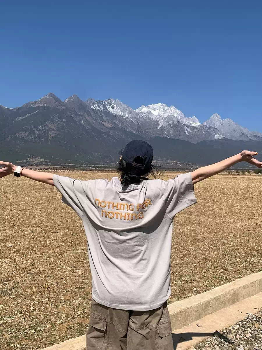 バックロゴ半袖Tシャツ N407