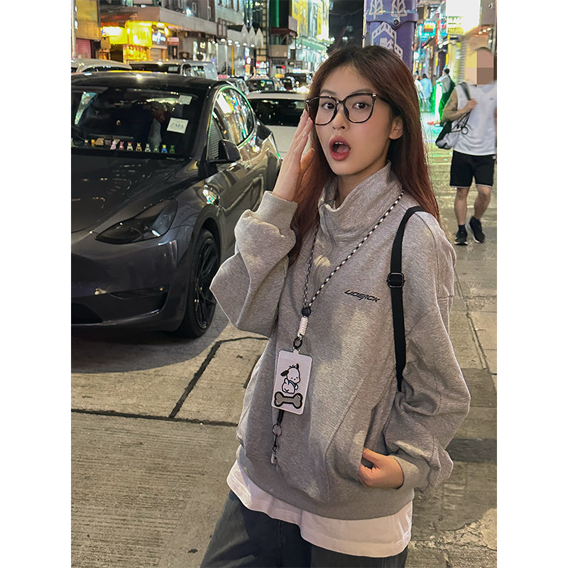 スタンドカラーハーフジップスウェット N138