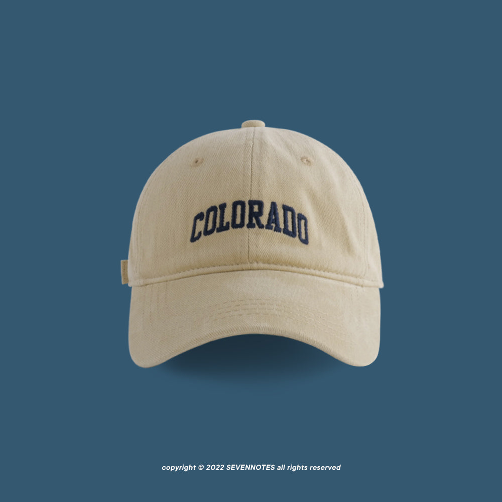 ルーズデザインロゴ刺繍キャップ N166