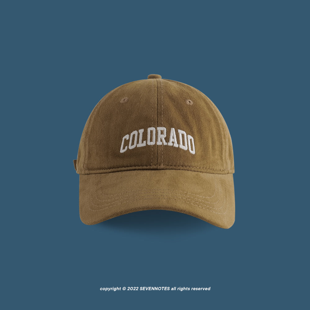 ルーズデザインロゴ刺繍キャップ N166