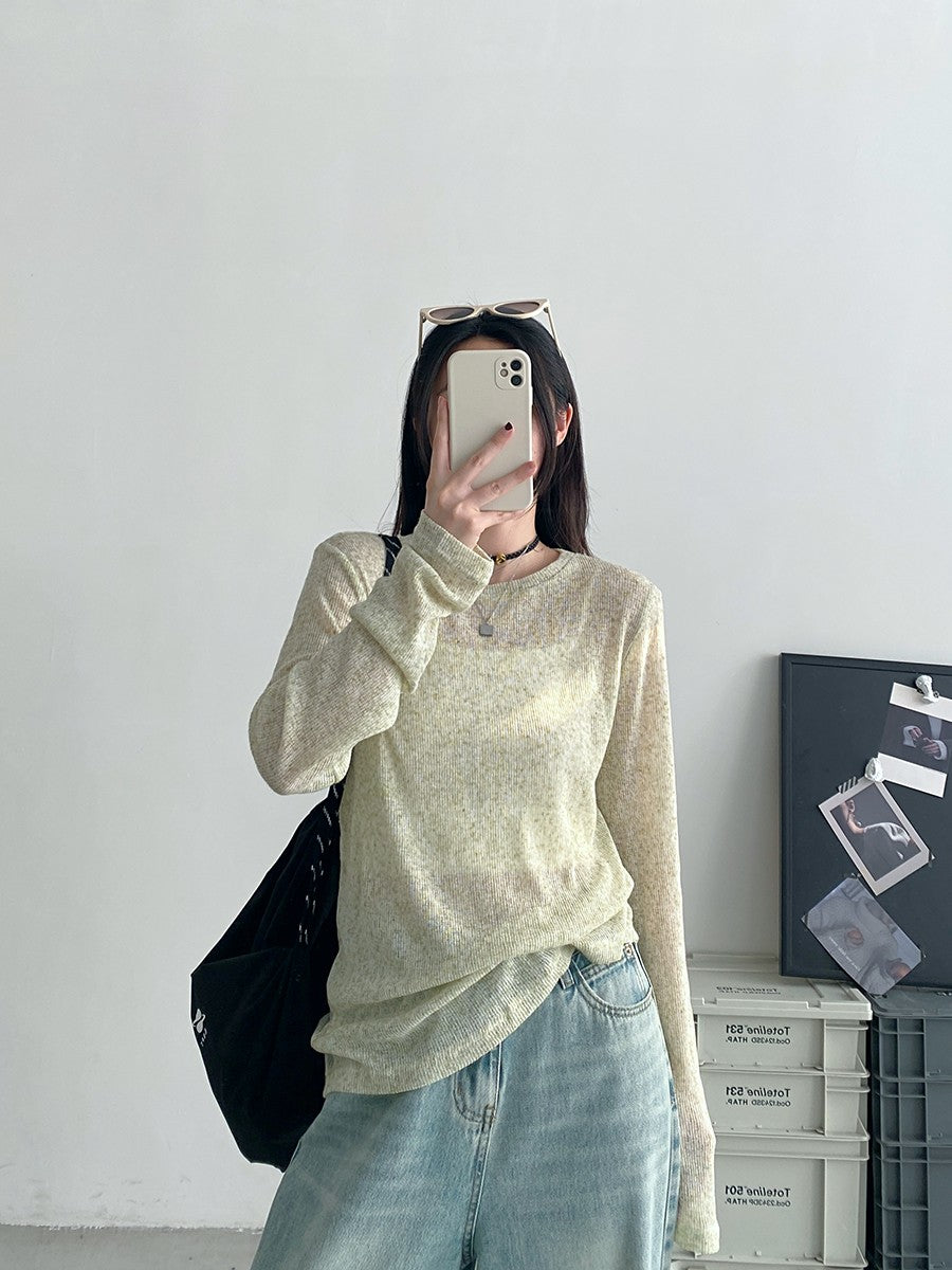 薄手ニットセーター N622