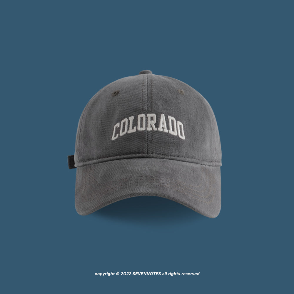 ルーズデザインロゴ刺繍キャップ N166