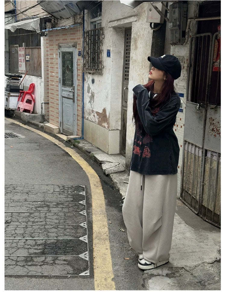 レトロウォッシュプリントロンT N136