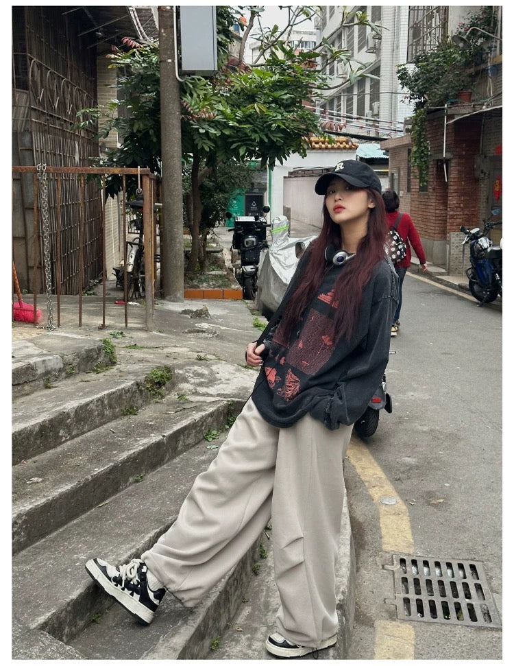 レトロウォッシュプリントロンT N136