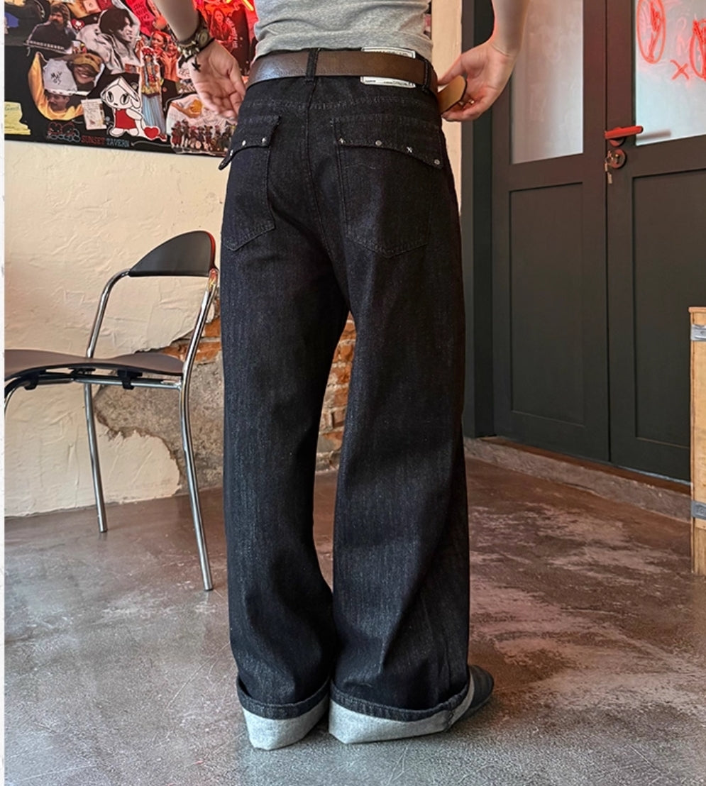 スターリベット・リジッドワイドデニム VL002