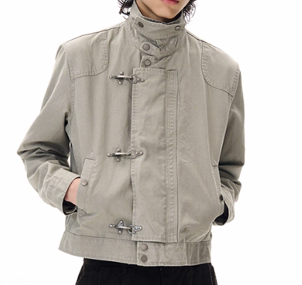 メタルトグルショートワークジャケット HR-016