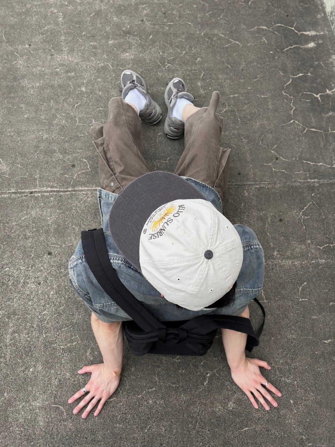 ヴィンテージウォッシュ・バギーショーツ OB001