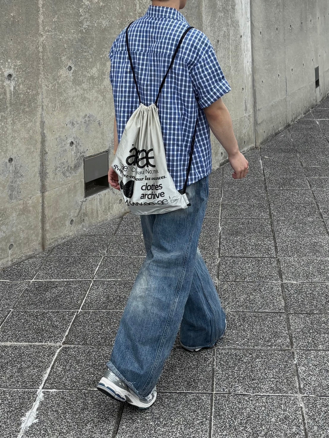 パネルド・バギーフィットジーンズ OB002