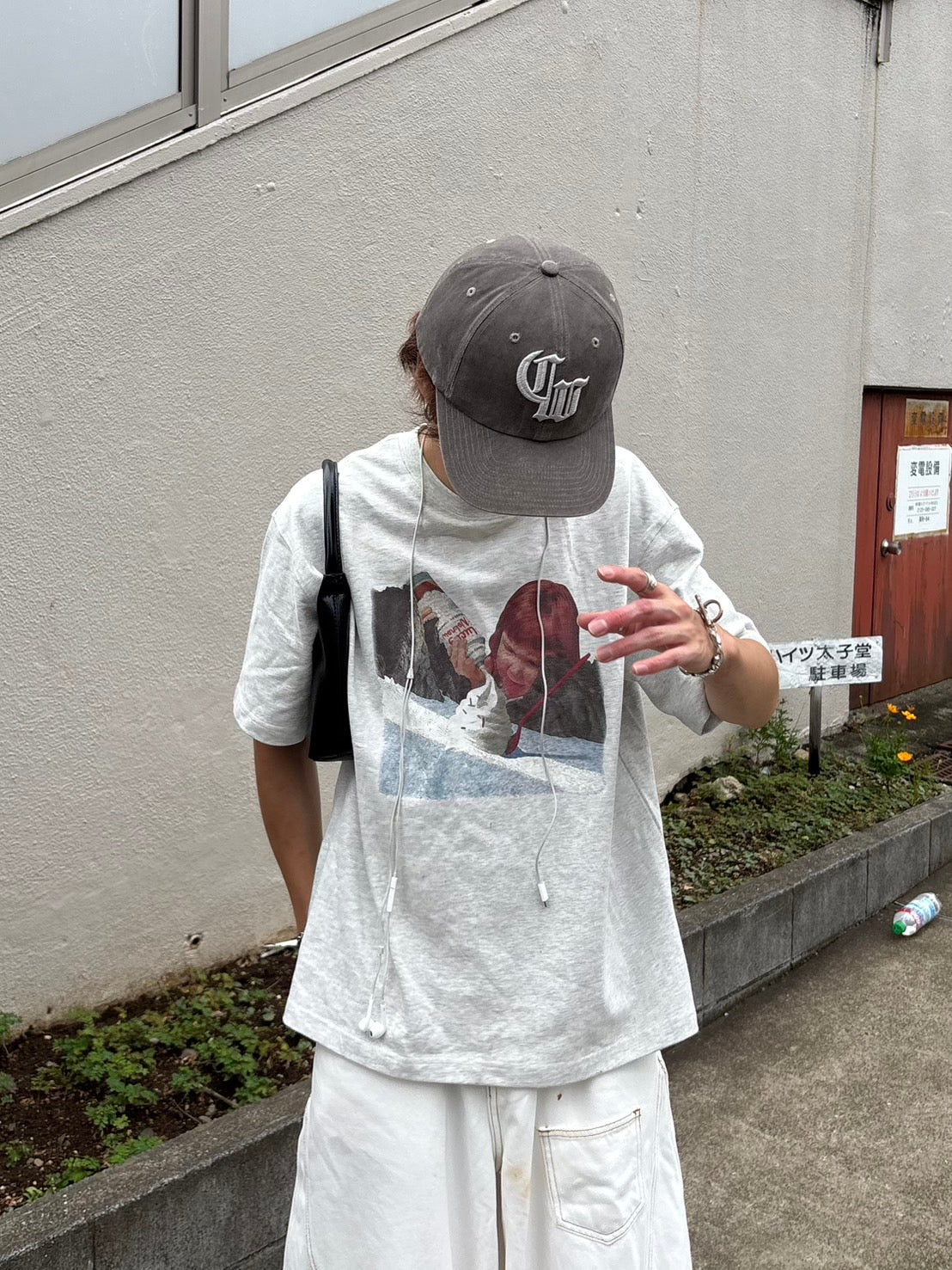 フォトグラフィック・プリントTシャツ GA001