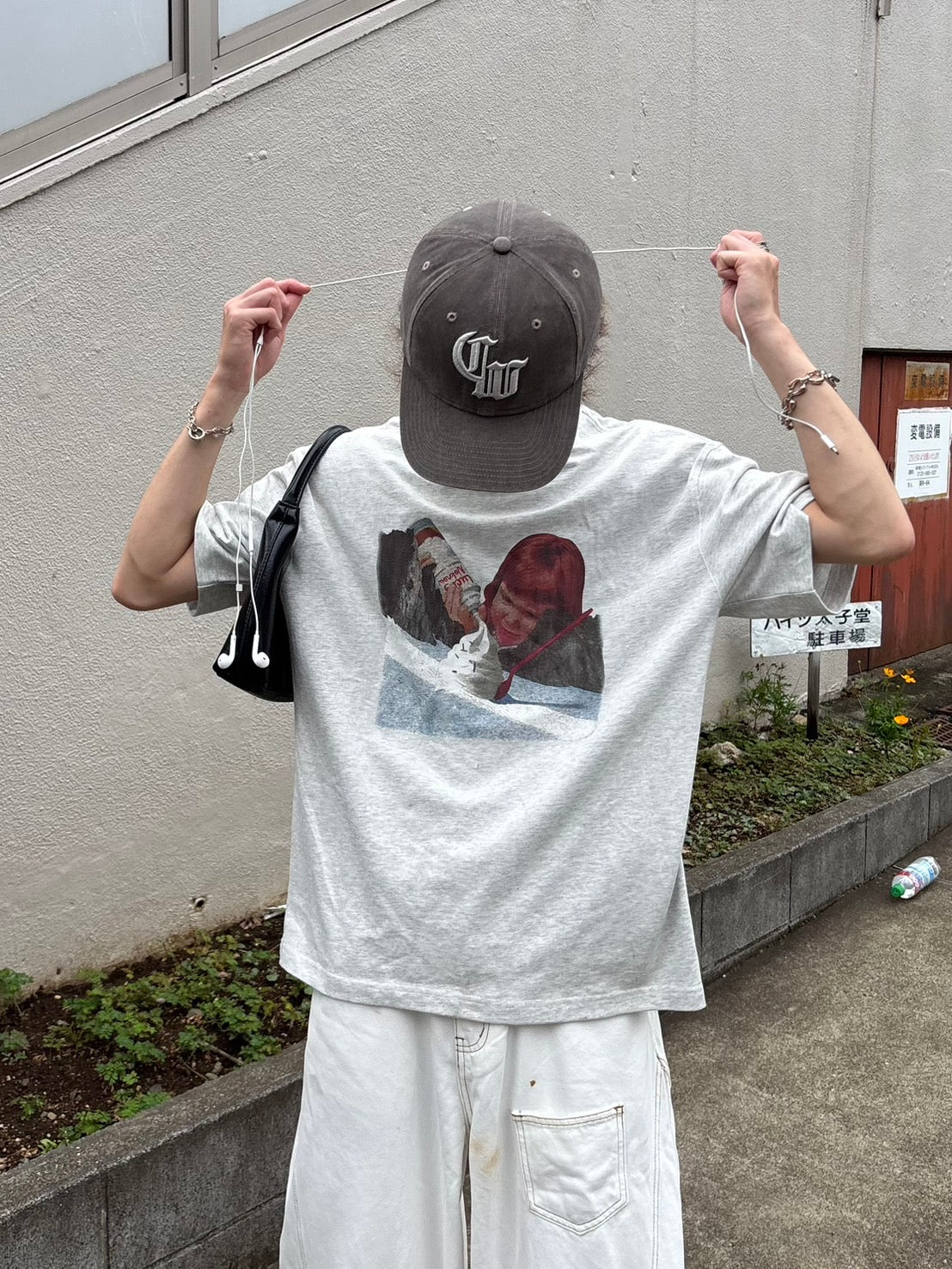 フォトグラフィック・プリントTシャツ GA001