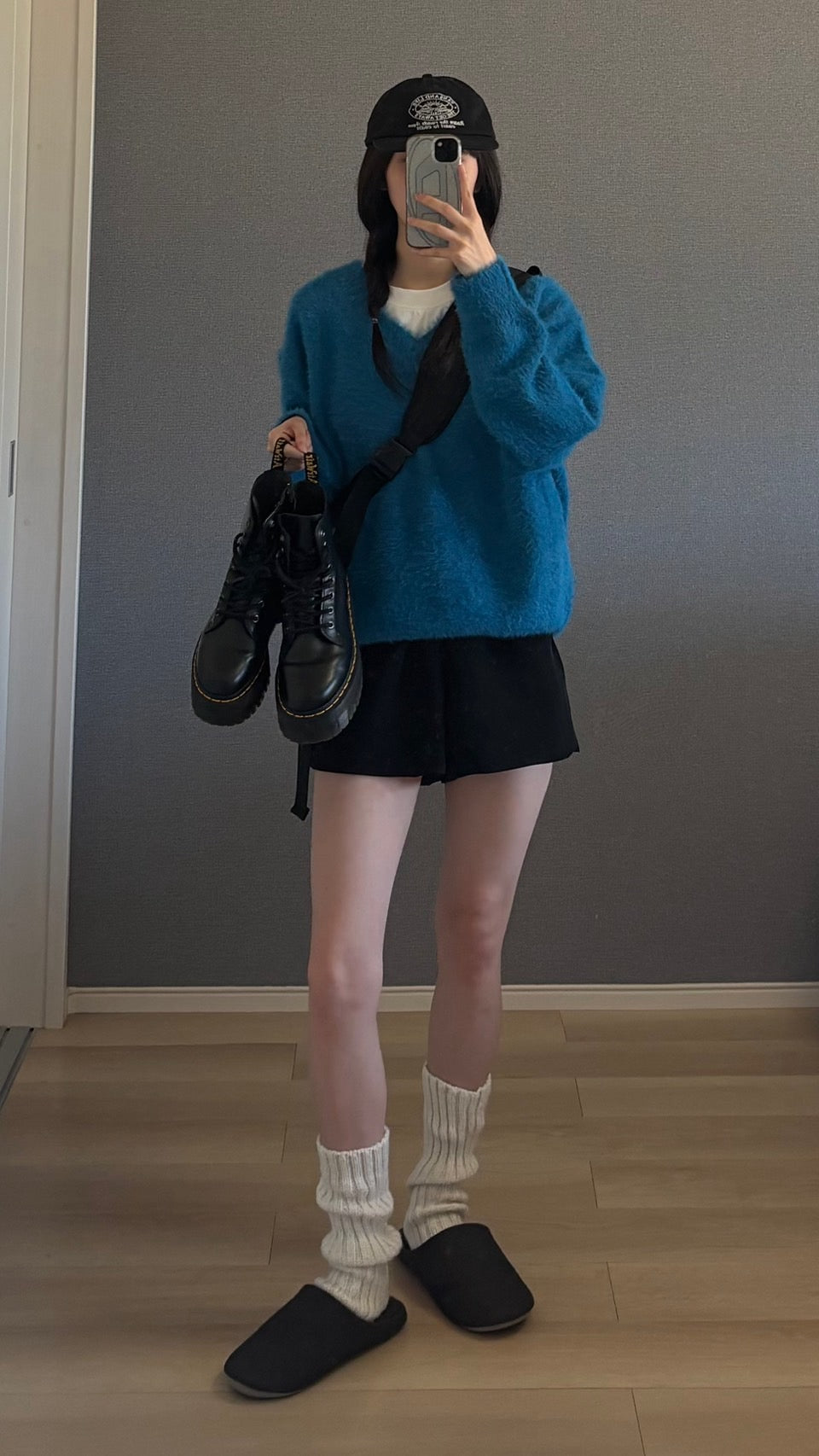 Vネックニットセーター s0814m-10